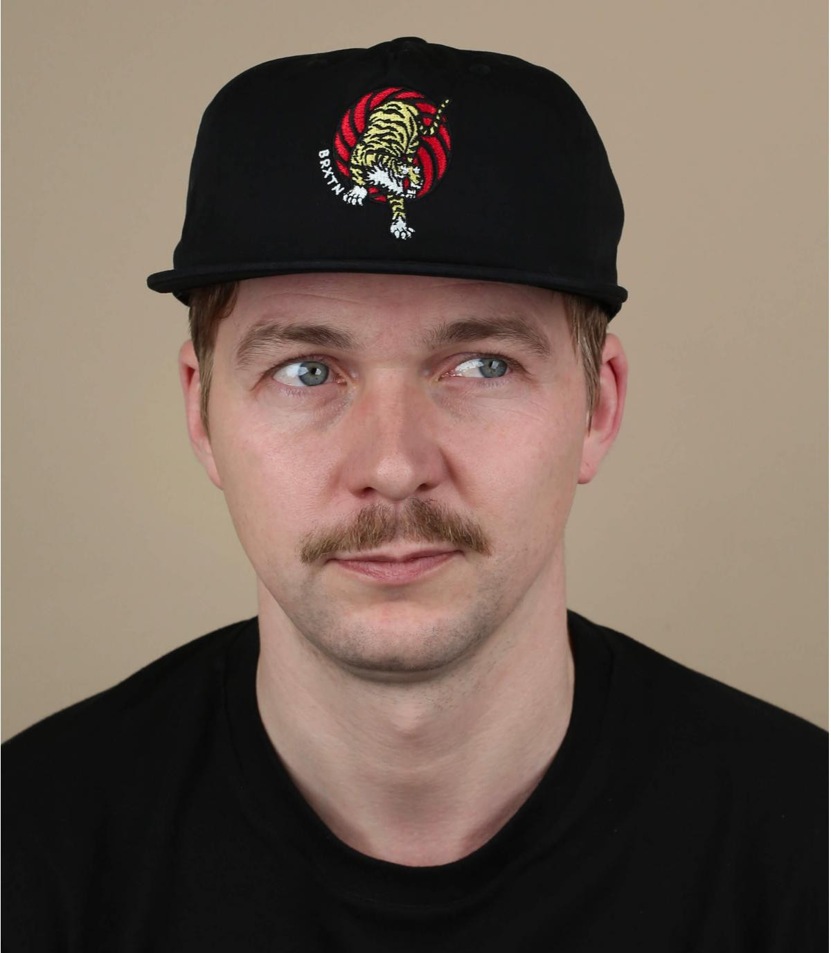 Cap Brixton schwarz Tiger Bandit black Cap Brixton schwarz Tiger Bandit black
